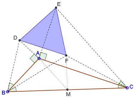 another equilateral triangle for an arbitrary one - second solution