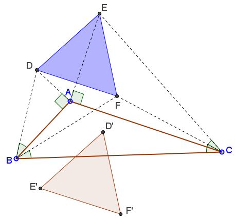 another equilateral triangle for an arbitrary one - extra