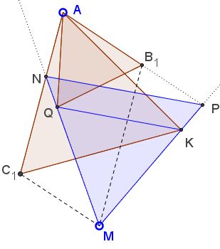 Equilateral Triangles on Sides of a Parallelogram - remark