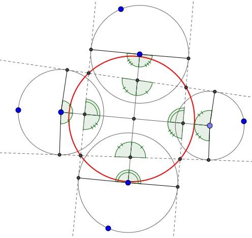 From Perpendicular Center Lines to Concyclic Points, proof