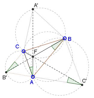 Fermat in a Triangle with a 60 Degrees Angle - solution 2
