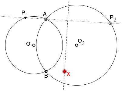 fixed point on the perpendicular bisector - problem