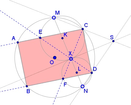 A Rectangle in Three Circles by Hirotaka Ebisui, proof #2