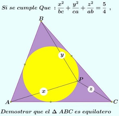 Incircle in Equilateral Triangle, original