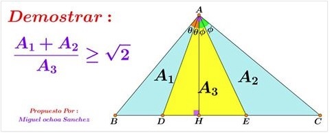 An Area Inequality in Right Triangle, source
