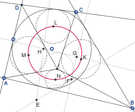 Concyclic Points in Inscriptible Quadrilateral - problem