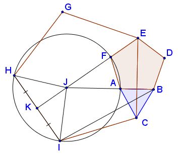 K. Knop's Problem with Two Regular Pentagons And an Equilateral Triangle, #3
