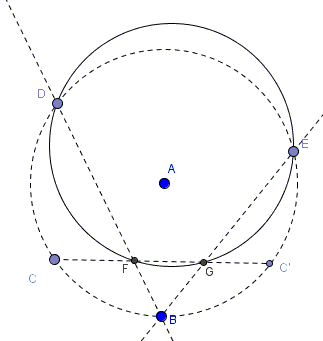 Midpoint of an arc and concyclic points