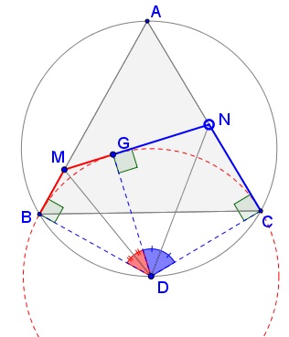 60° Angle And Importance of Being The Other End of a Diameter, solution, part 2