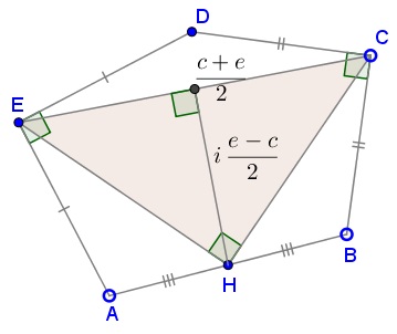 A Problem in Pentagon with Right Angles, solution