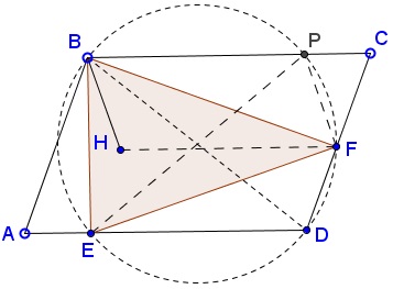 Perpendiculars in Parallelogram - solution #2
