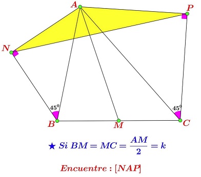 A Problem with Right Isosceles Triangles - source