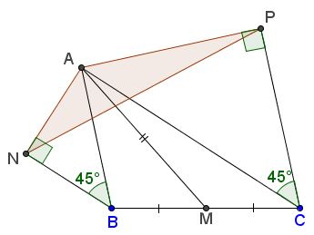 A Problem with Right Isosceles Triangles - problem