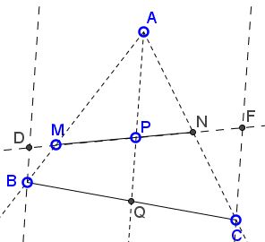 A property of a median - solution