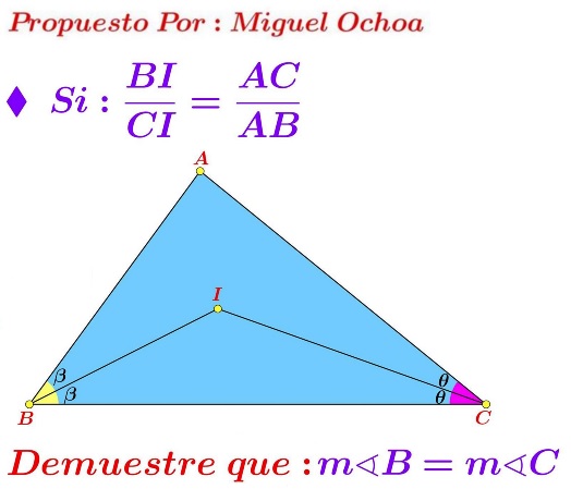 Proportions and the incenter - the original