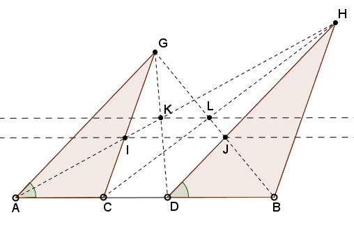 Eyeballs with similar triangles - problem