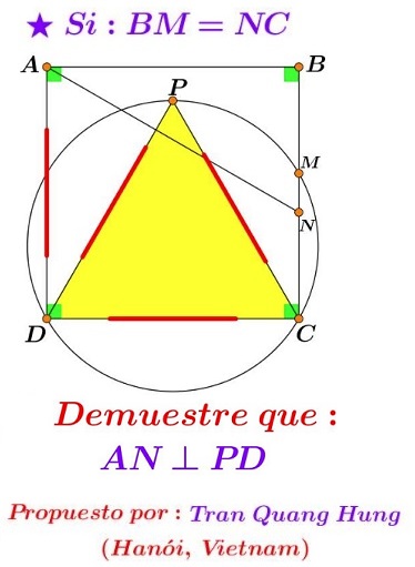 Equilateral Triangle in Square and Its Circumcircle, source