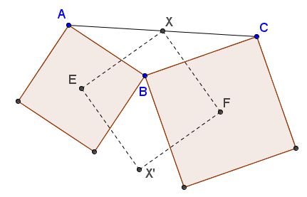 Extras in the van Aubel configuration - proof 2