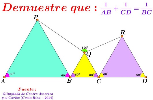 A Problem with Three Equilateral Triangles, problem