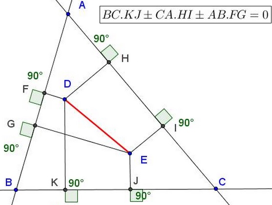 Transversal Trigonometry - application