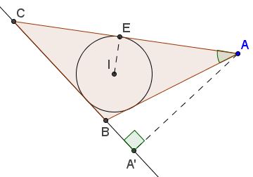 Construct Triangle angle, inradius and altitude - problem