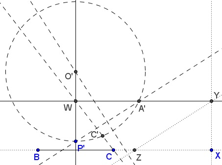 Construct Triangle by Angle Bisector, Altitude, and Side - Step 3