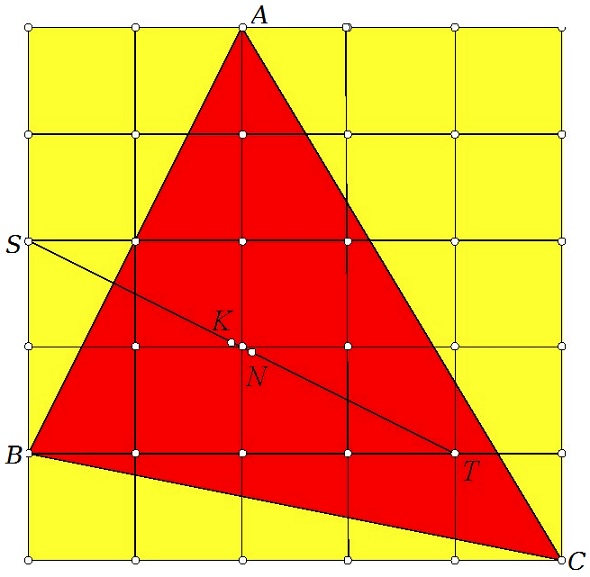 Triangle in a 5x5 Square, source