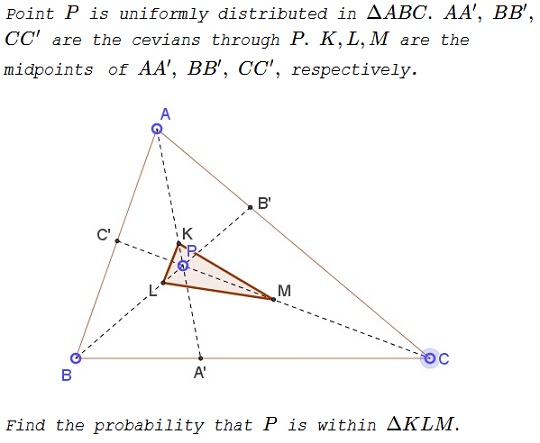 Probability in Triangle, problem