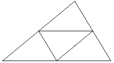triangle with 3 midlines