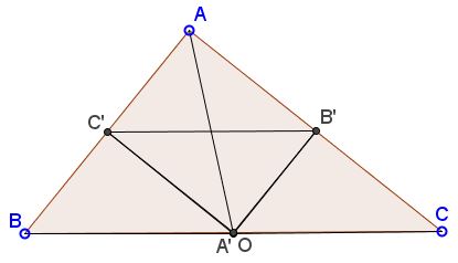 Ptolemy's theorem - right triangle