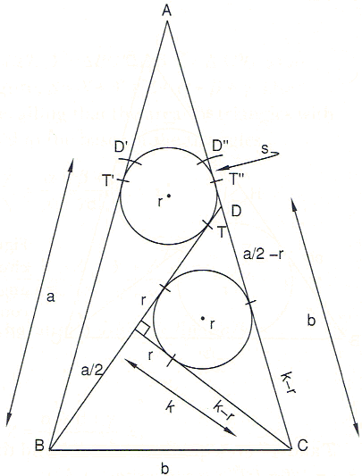 Chapter 6, problem 3, Fukagawa & Rothman, just two circles