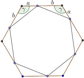 The Law of Cosines for 60° and 120°, proof for 120 degrees