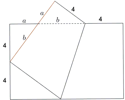 3:4:5 triangle by paper folding