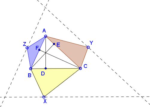 Tran Quang Hung's extension of the Pythagorean theorem, variant 2