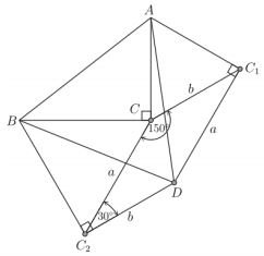 Pythagorean Theorem through Equlateral Triangles, proof