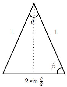 Pythagorean theorem in isosceles triangle