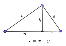 Pythagorean theorem, proof 122