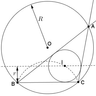 triangle construction from A, R, r
