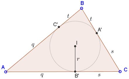 Triangle from Angle, Inradius, and Difference of Sides - problem