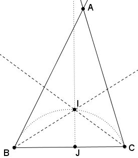 triangle from A, a, and b-c