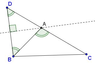 triangle from A, a, and b+c