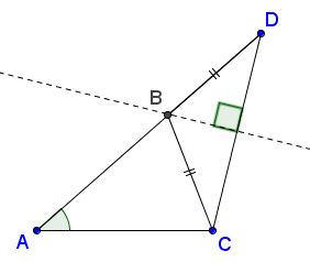 triangle from A, b, and a+c