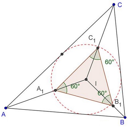 Equilateral Triangle on Angle Bisectors - problem