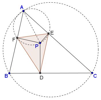 Pedal triangle - sides