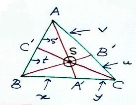 An Inequality for the Cevians through Spieker Point via Brocard Angle, solution 2