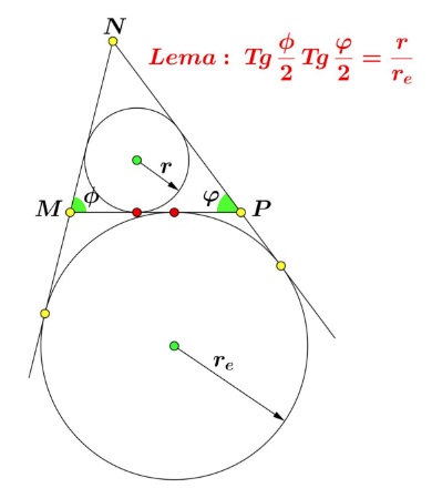 A Problem of Two Incircles by Miguel Ochoa Sanchez - lemma