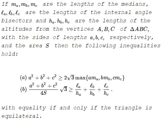 Two Refinements of Ionescu-Weitzenböck Inequality