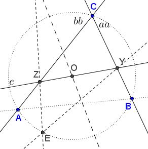 Triangle from Two Side Lines and the Euler Line - Construction 5