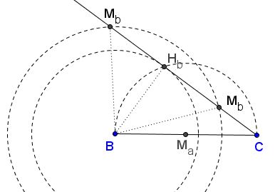 Triangle from a, m_b, and h_b - solution