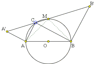 pythagorean theorem from Bottema's theorem